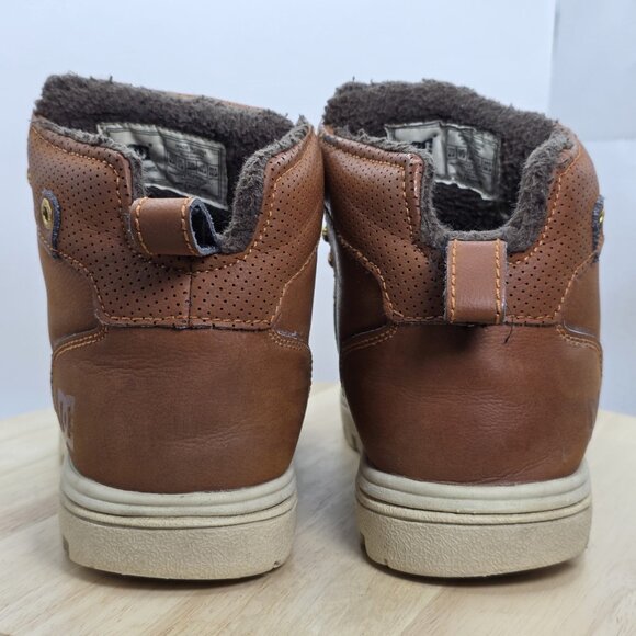 Men's Size 8 - DC Woodland Boots Brown Moc Toe BMX MOTO Hiking Skate Boots - Picture 6 of 9
